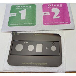 New Google Pixel 6 Pro 9H 3D Glass‎ Camera Lens Protector With Cleaning Wipes